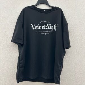 Security Velvet Black T-Shirt